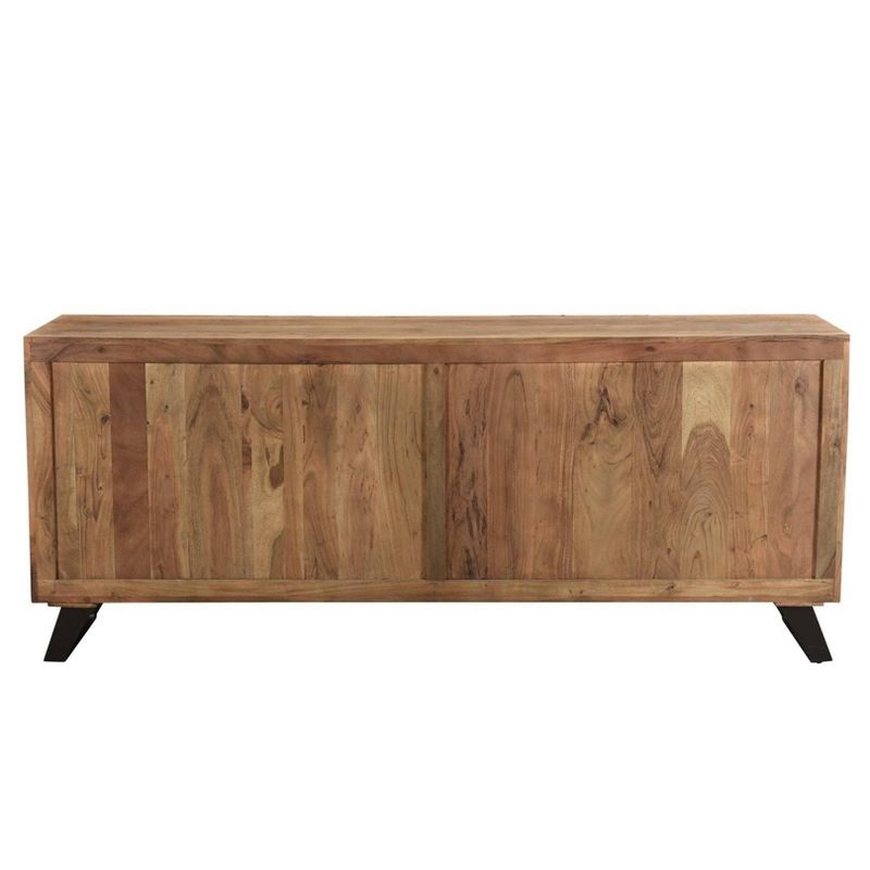 Naples Side Board White/Dark Brown - Chique