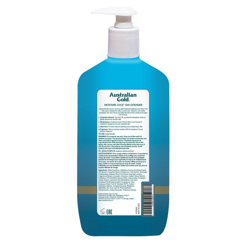 Australian Gold Moisture Lock Tan Extender Lotion - 16 fl oz
