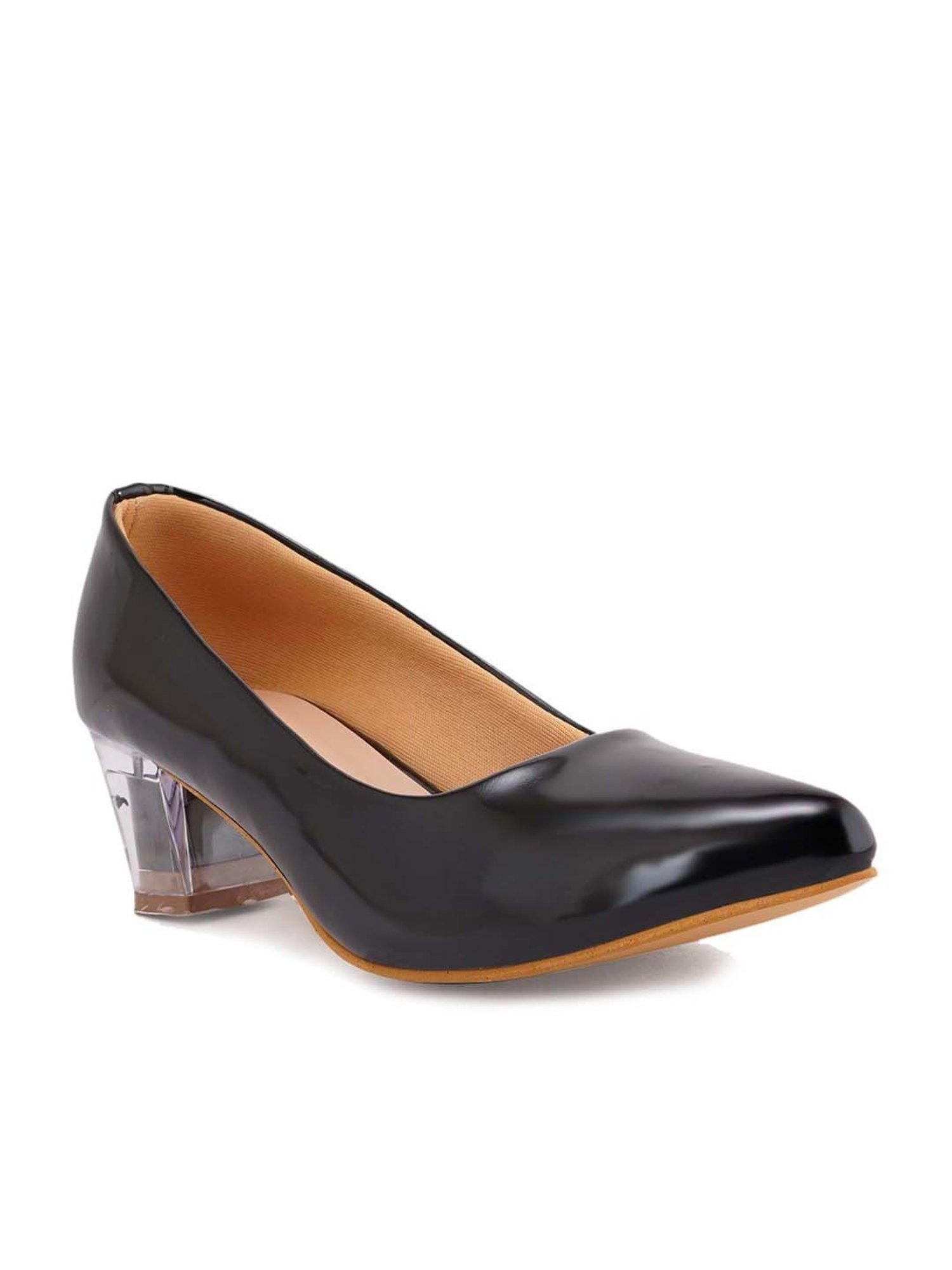 Flat N Heels Women's Pink Stiletto Pumps