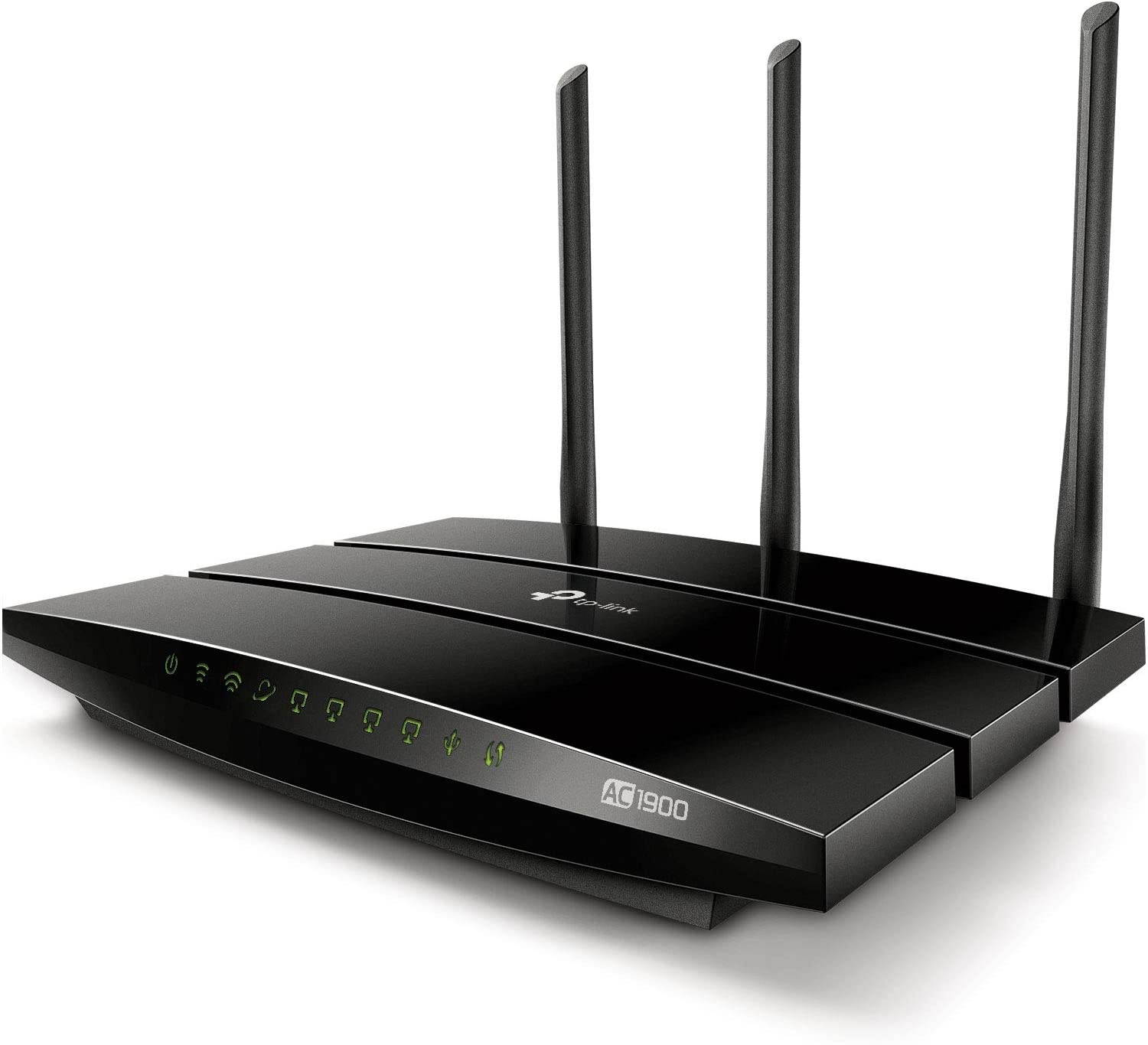 TP-Link AC1900 Smart WiFi Router (Archer A9) - High Speed MU-MIMO Wireless Router, Dual Band, Gigabit, VPN Server, Beamforming, Smart Connect, Works with Alexa, Black