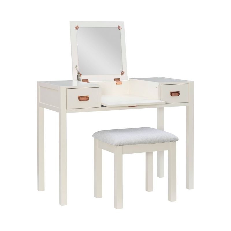 Peggy Vanity White - Linon