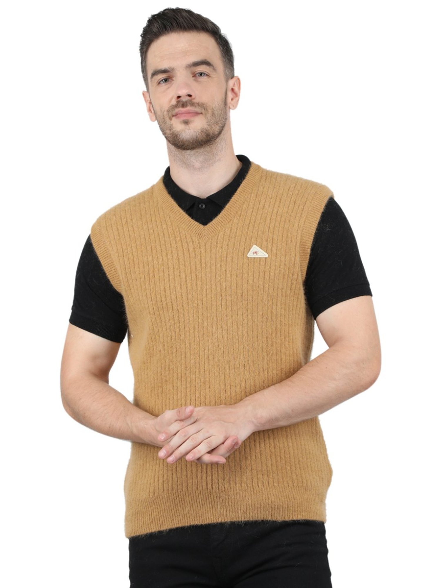 Monte Carlo Camel Regular Fit Sweater