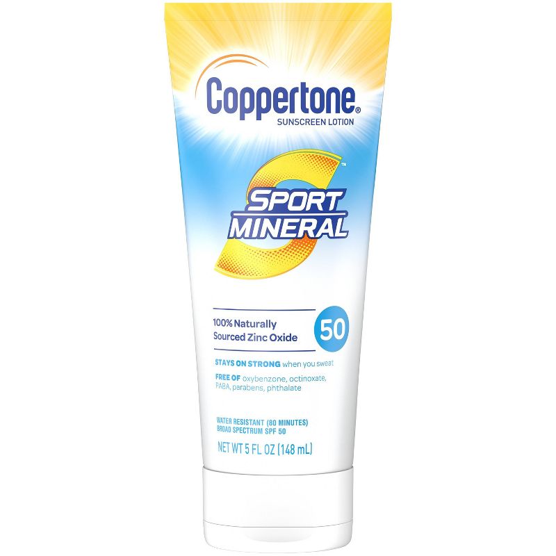 Coppertone Sport Mineral Sunscreen Lotion - SPF 50 - 5 fl oz