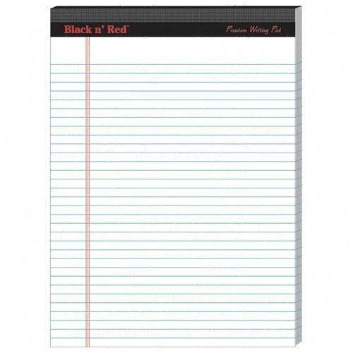 Black n' Red 400110478 Flexible Casebound Notebooks, Legal, Black/Red Cover, 11 3/4 x 8 3/8, 72 Pages