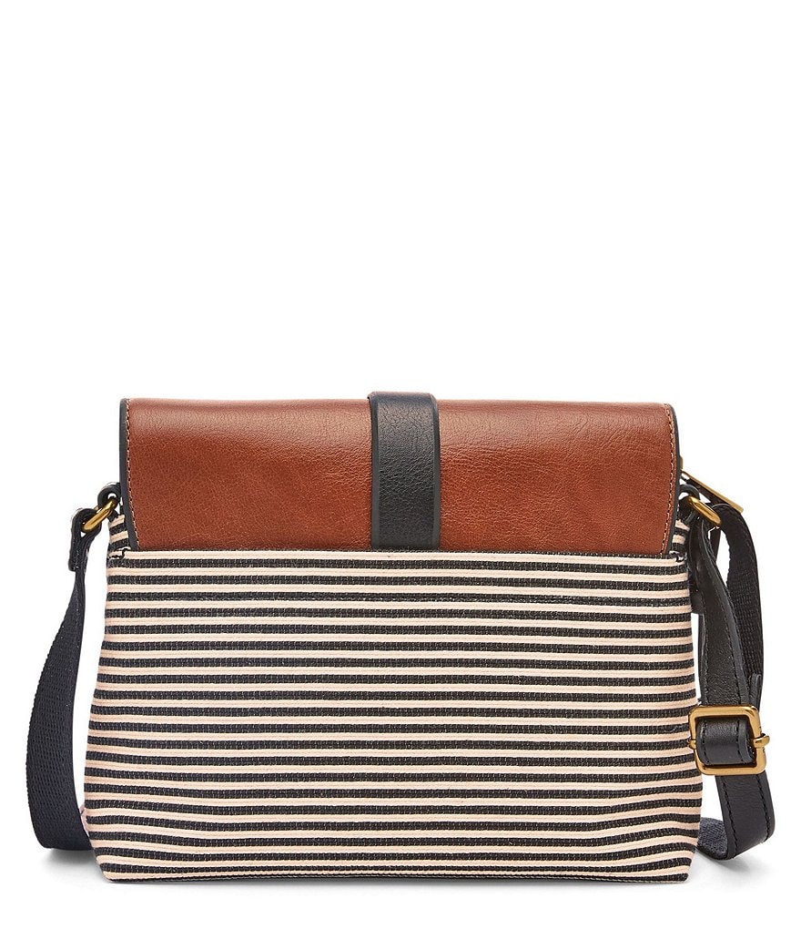 Fossil Kinley Striped Small Colorblock Crossbody Bag