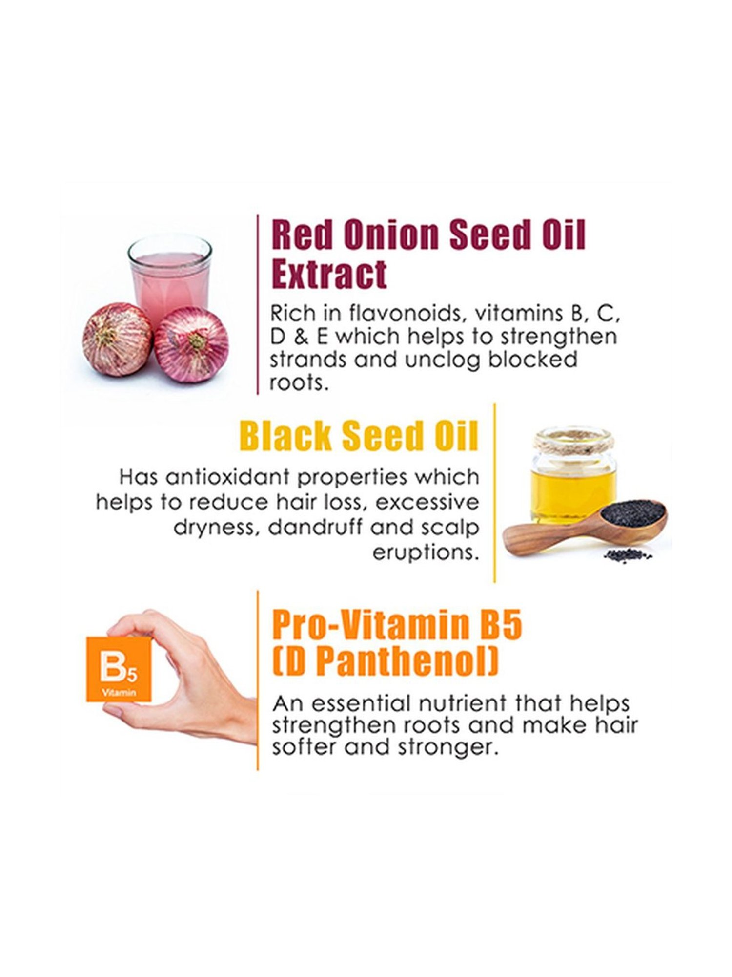 Wow Skin Science Onion Black Seed Oil Shampoo - 1000 ml