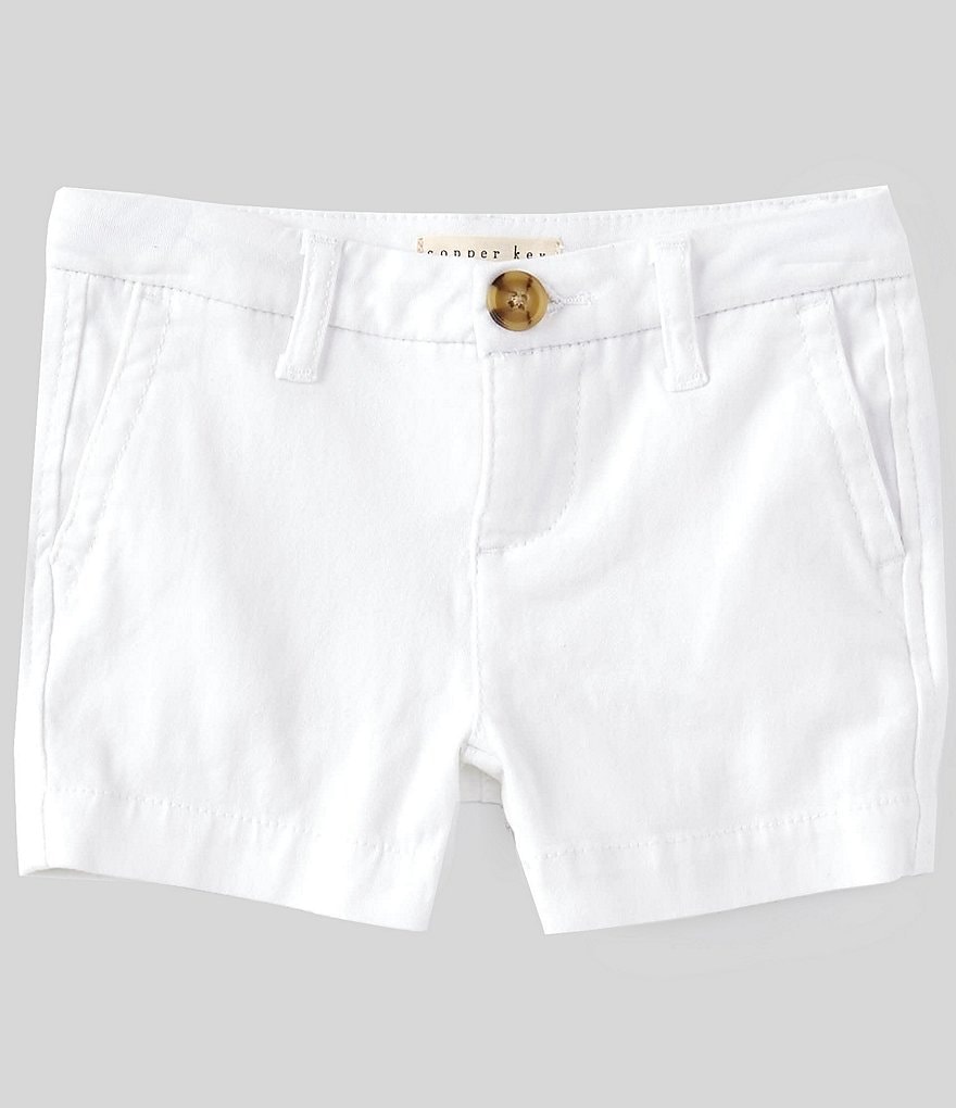 Copper Key Little Girls 2T-6X Chino Shorts