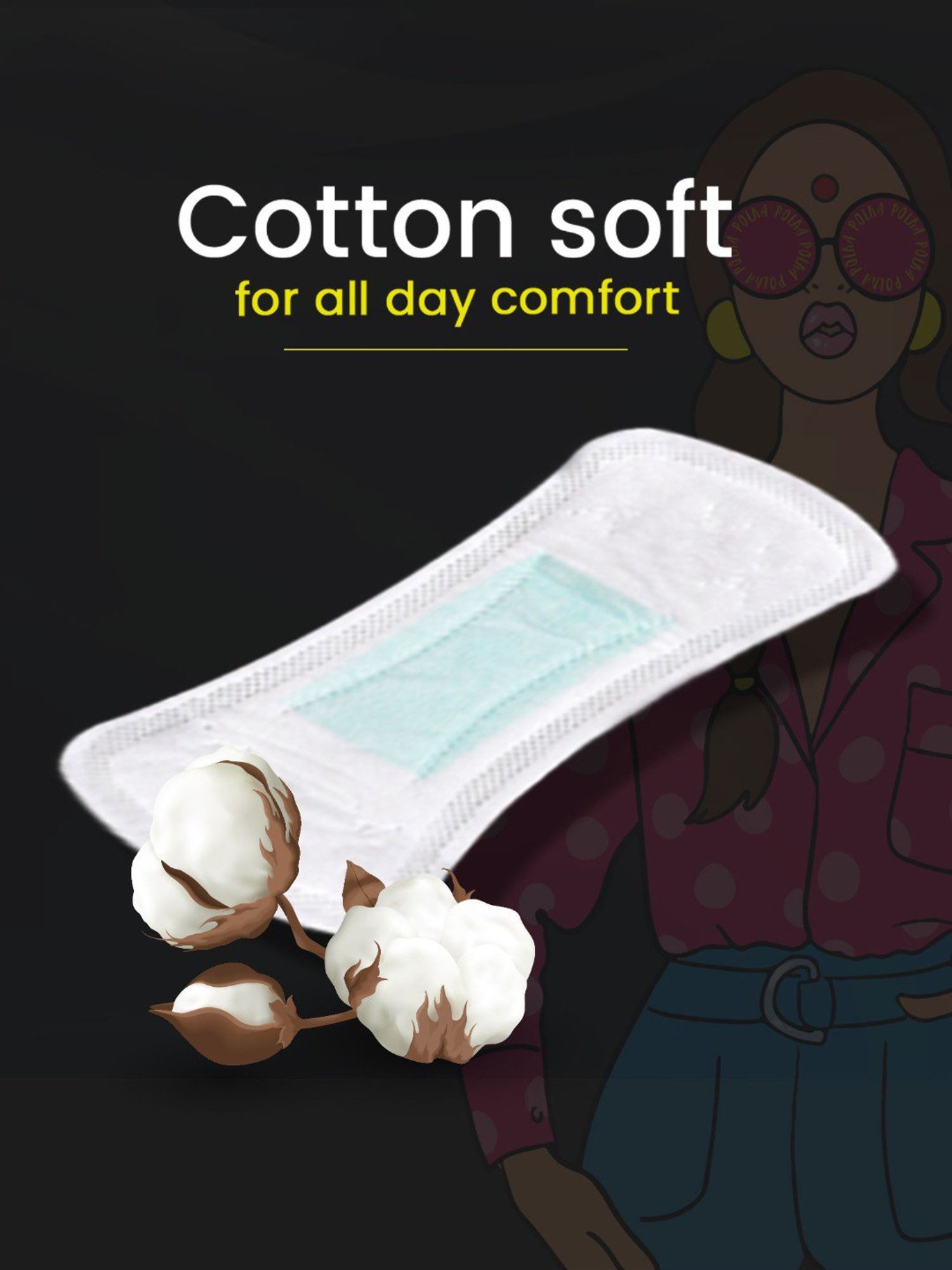 LAIQA Panty Liners (Pack of 3) XS - 60 Panty Liners