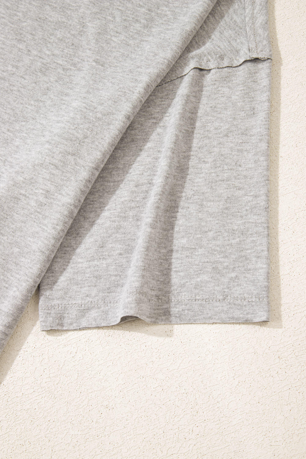 Skobeloff Textured Ruffle Split Top and Drawstring Shorts Set