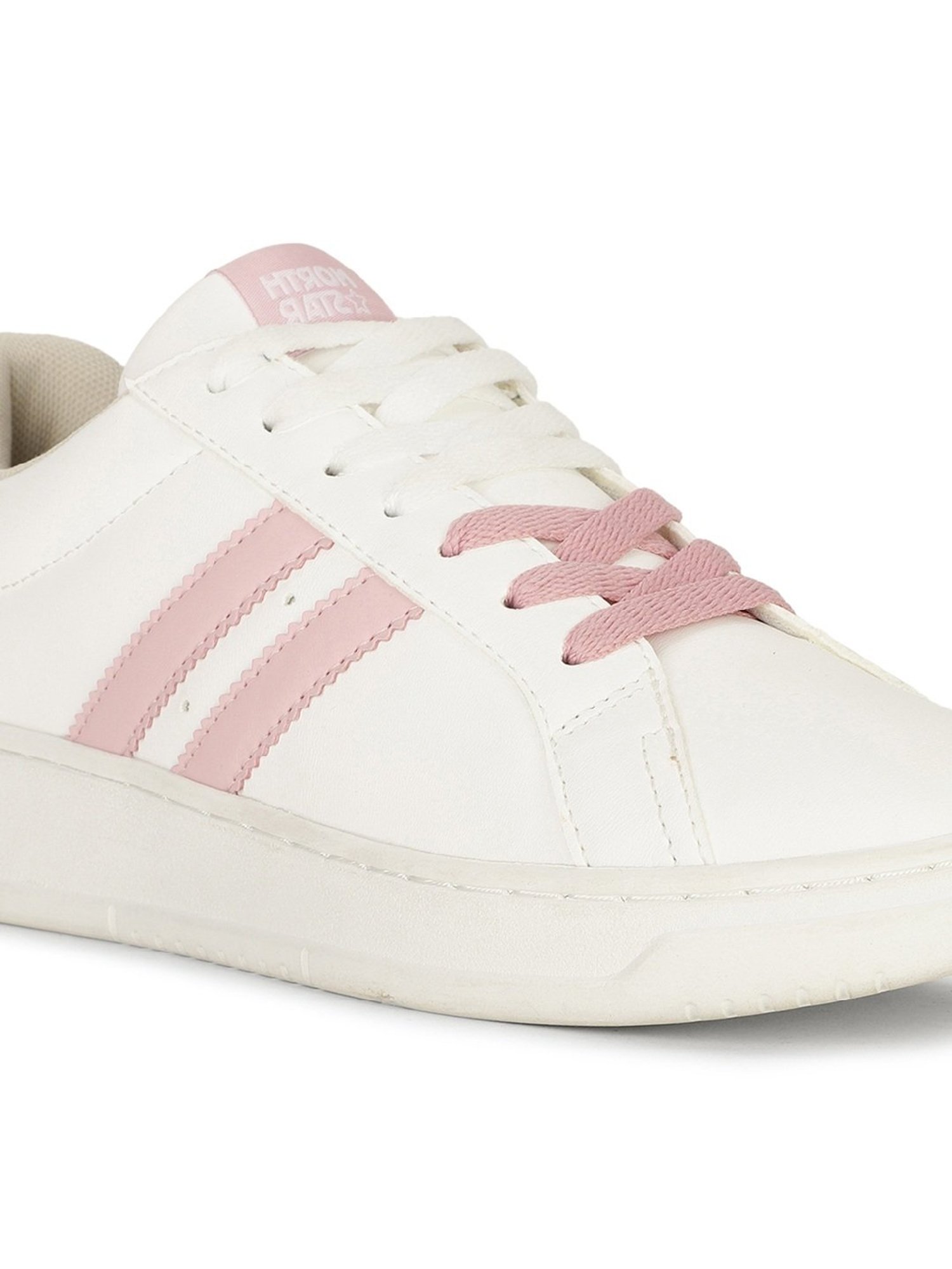 North Star by Bata Women's White Sneakers