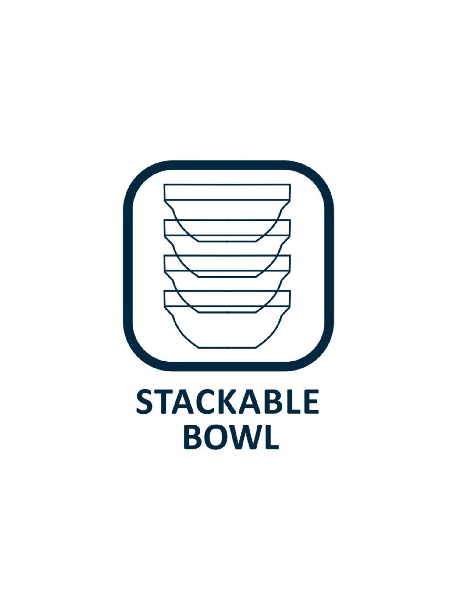 Borosil Transparent Glass Stackable Bowl Set of 6 (36 ML)