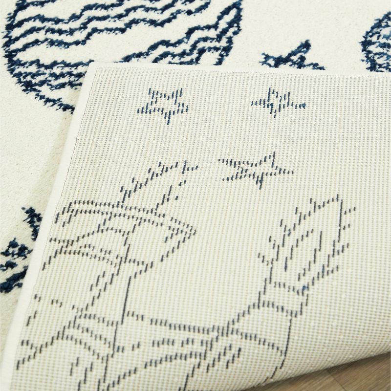 5'2"x7'2" Carmela Rug Blue/Ivory - SoHome