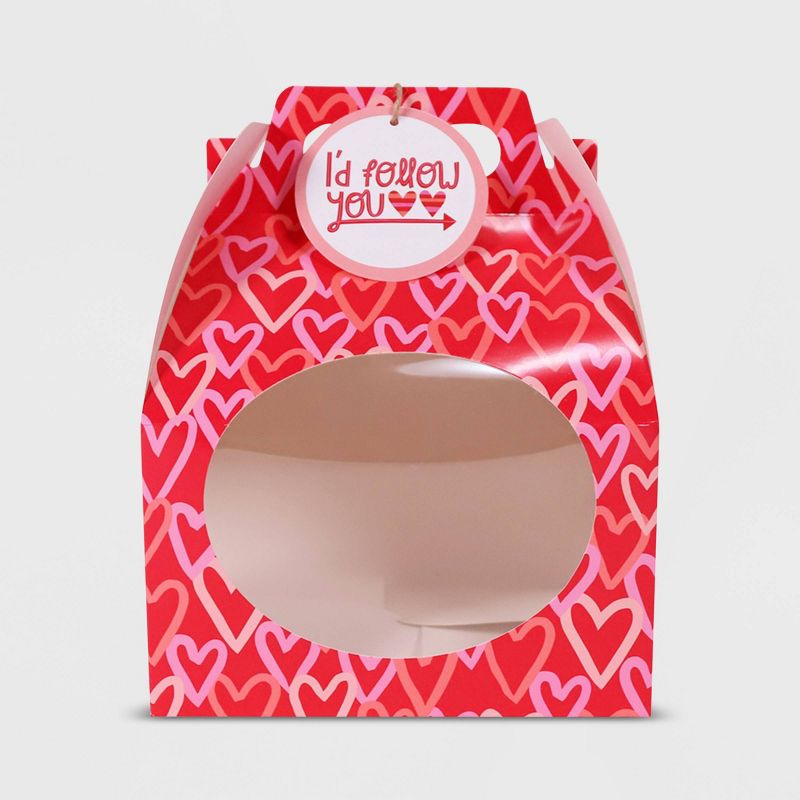 6ct Valentine's Mini Treat Box With Tag - Spritz™