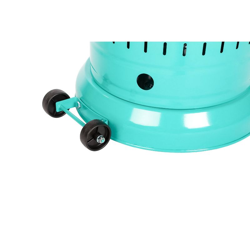 Aqua Blue Powder Coated Patio Heater - Fire Sense