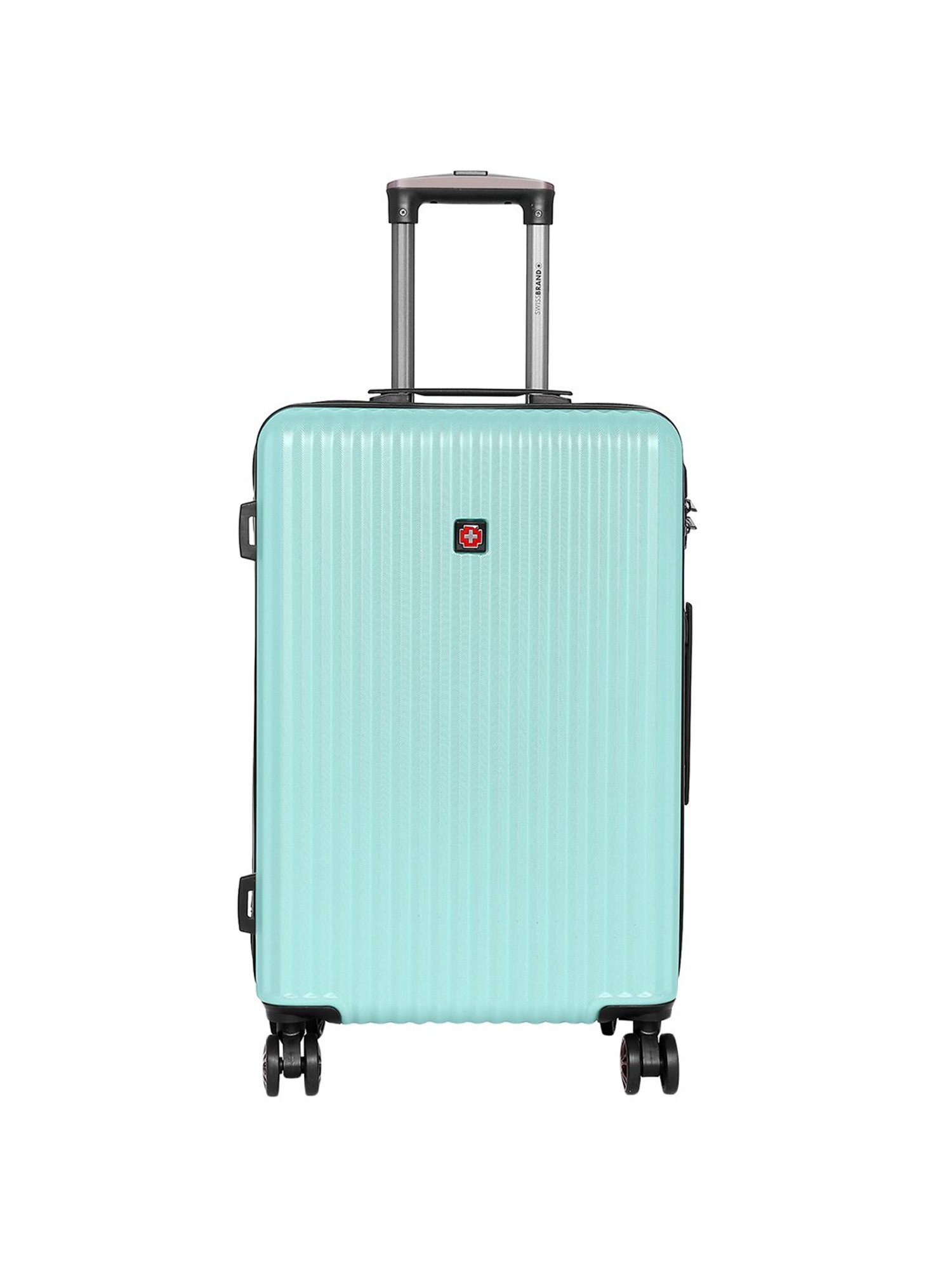 Swiss Brand Riga Aqua Medium Hard Trolley Bag - 24 cm
