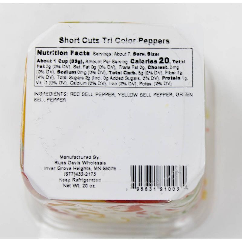 Short Cuts Tri Color Peppers - 12oz