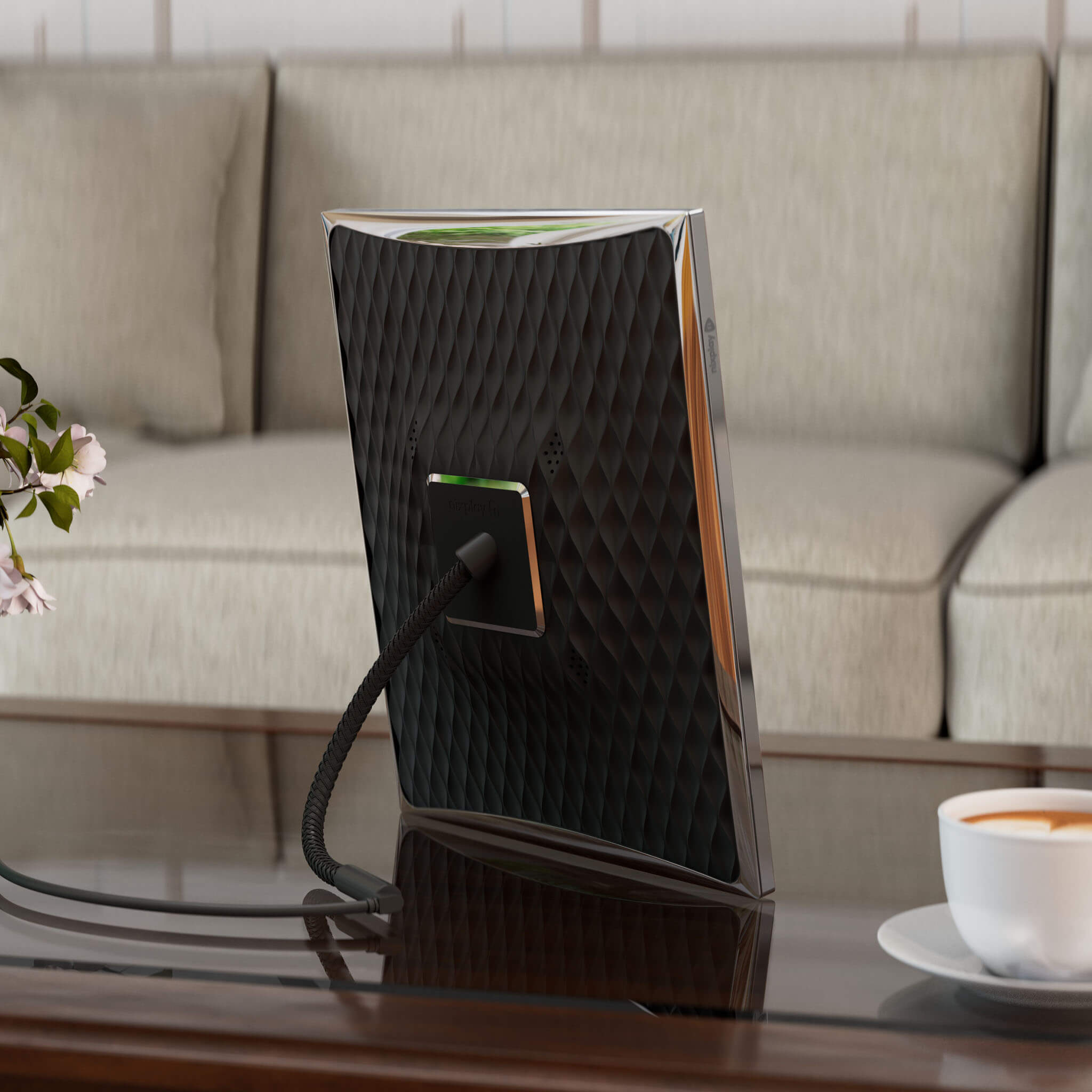 Nixplay 2K Smart Digital Picture Frame 9.7 Inch Silver - Share Moments Instantly via App or Email