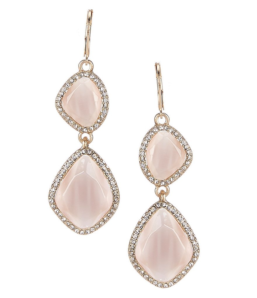 Gemma Layne Pave Stone Drop Earrings