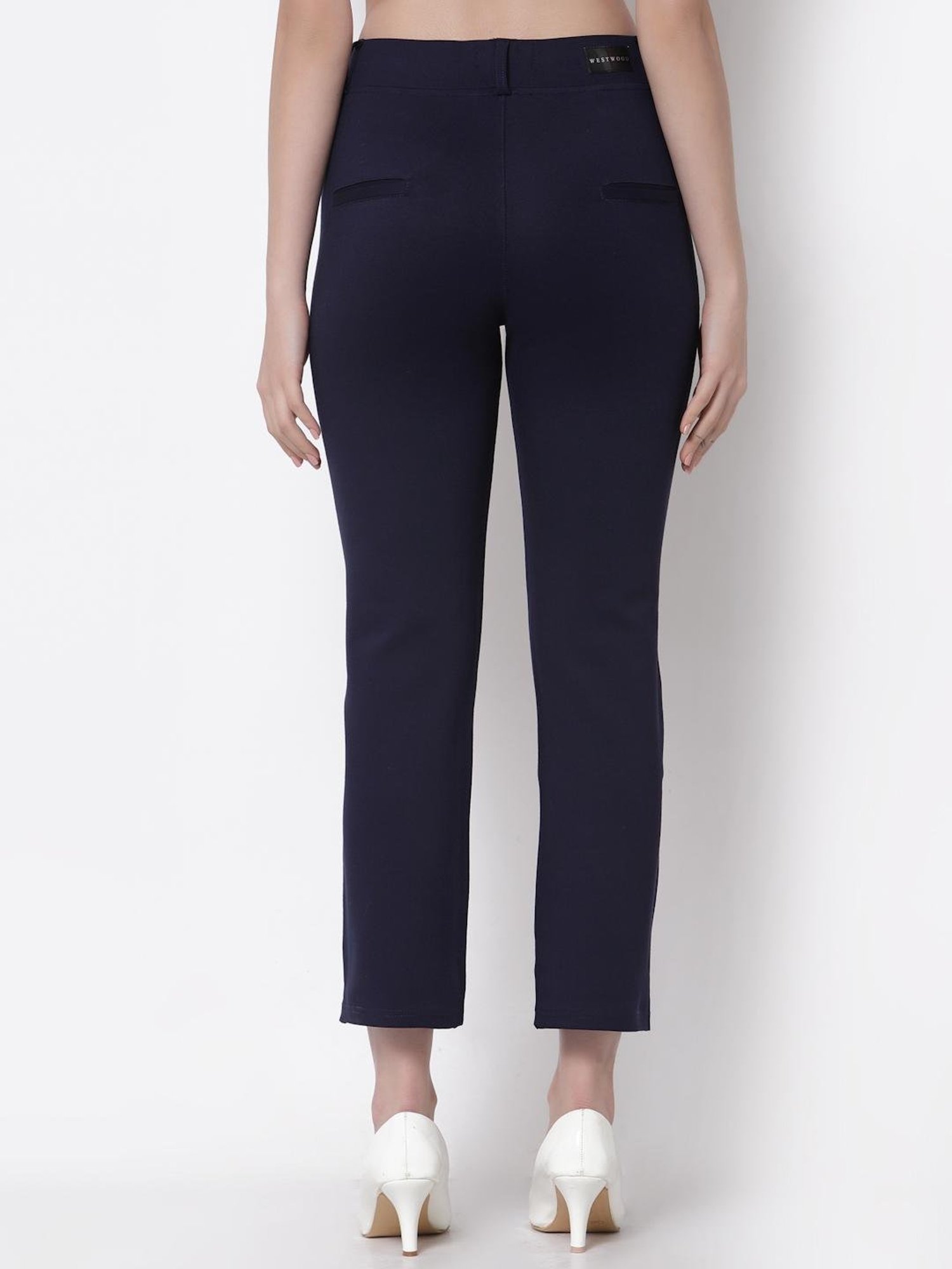 Westwood Navy Straight Fit Jeggings