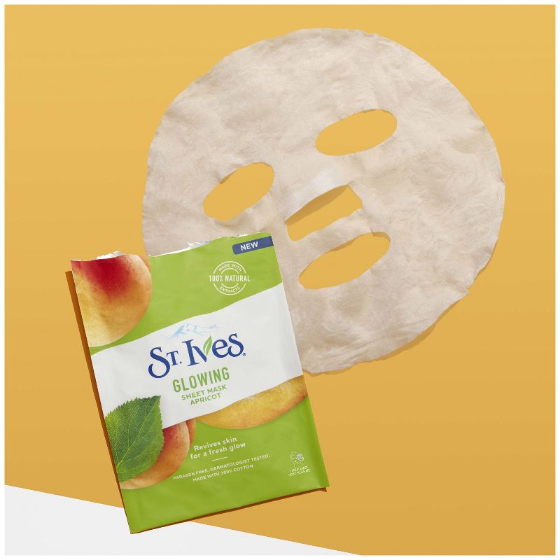 St. Ives Glowing Apricot Face Mask Sheet- 1ct