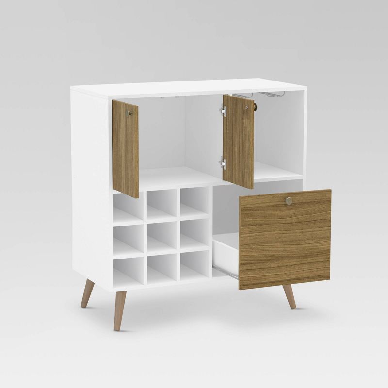 Alpine Bar Cabinet Walnut - Chique