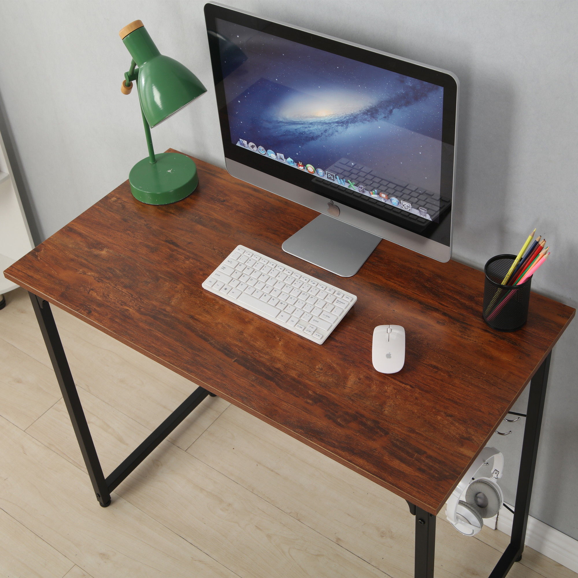 40'' Study Writing Desk Small Computer Desk Home Office Desk Gaming Desk Modern Simple Desk