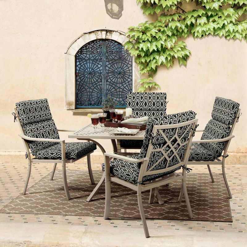 DriWeave Amalfi Trellis High Back Outdoor Seat Cushion - Arden
