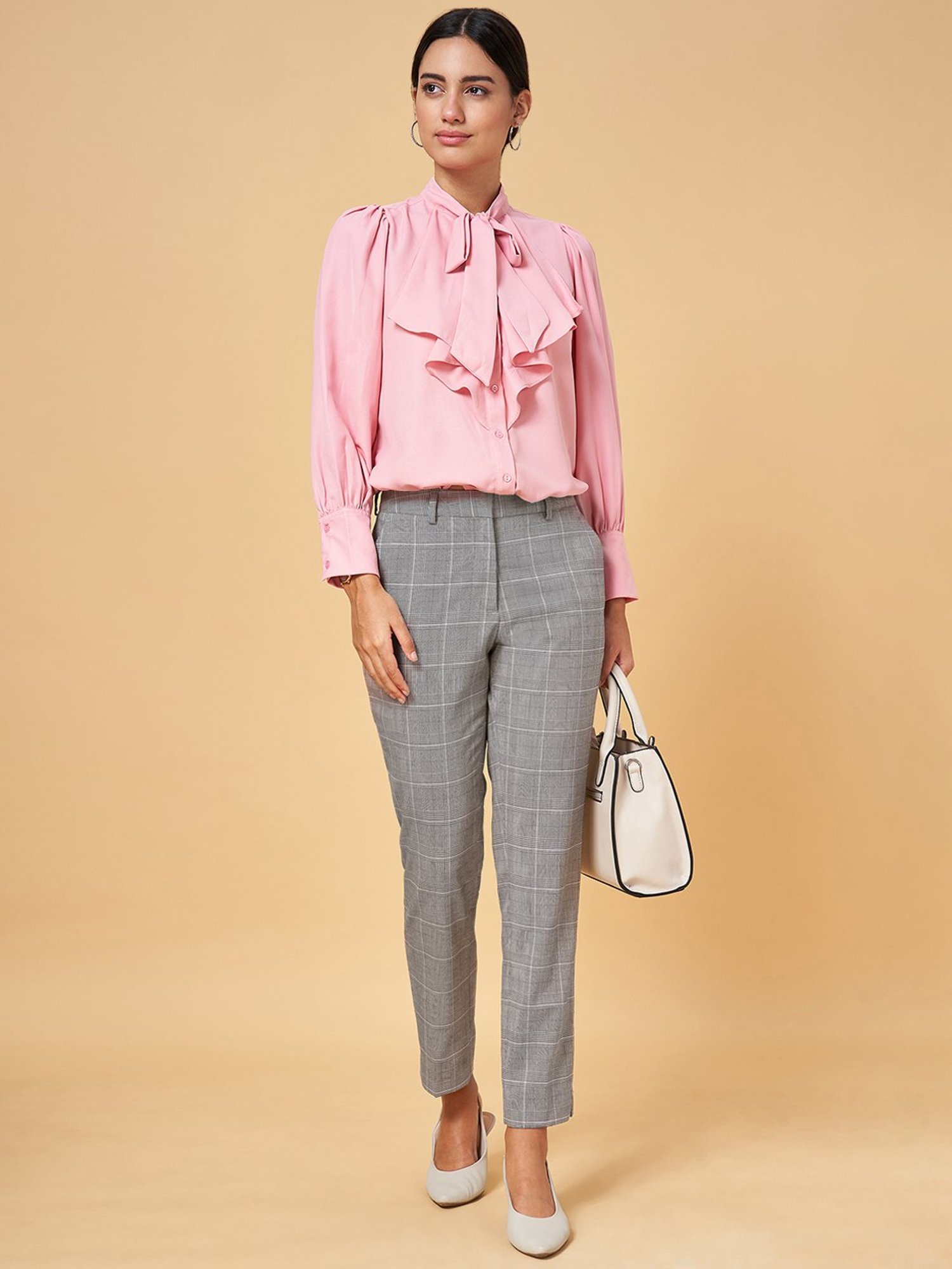 Annabelle by Pantaloons Pink Comfort Fit Top