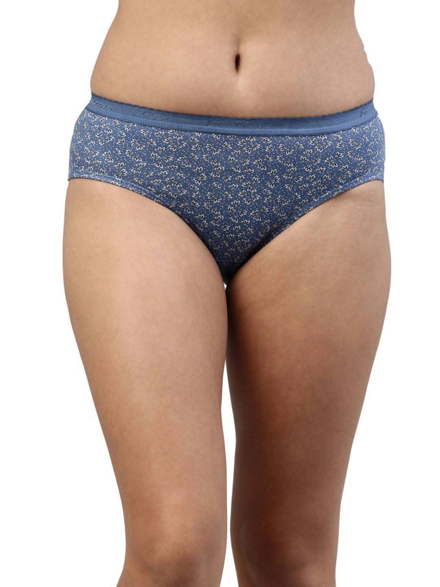 FEELINGS Brown & Pink Cotton Printed Hipster Panties - Pack of 6