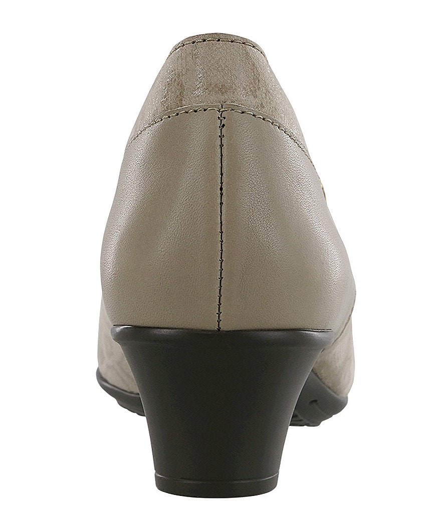 Sas Isabel Leather Block Heel Mary Jane Pumps