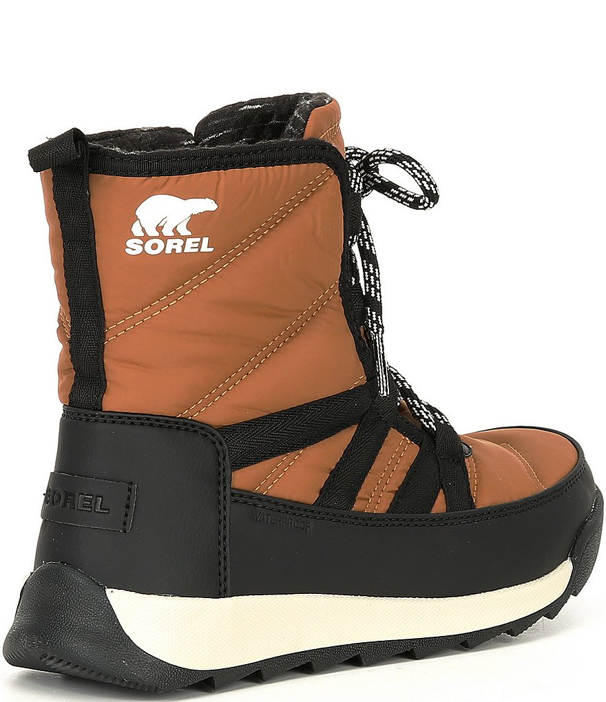 Sorel Whitney II Short Lace Nylon Waterproof Winter Booties