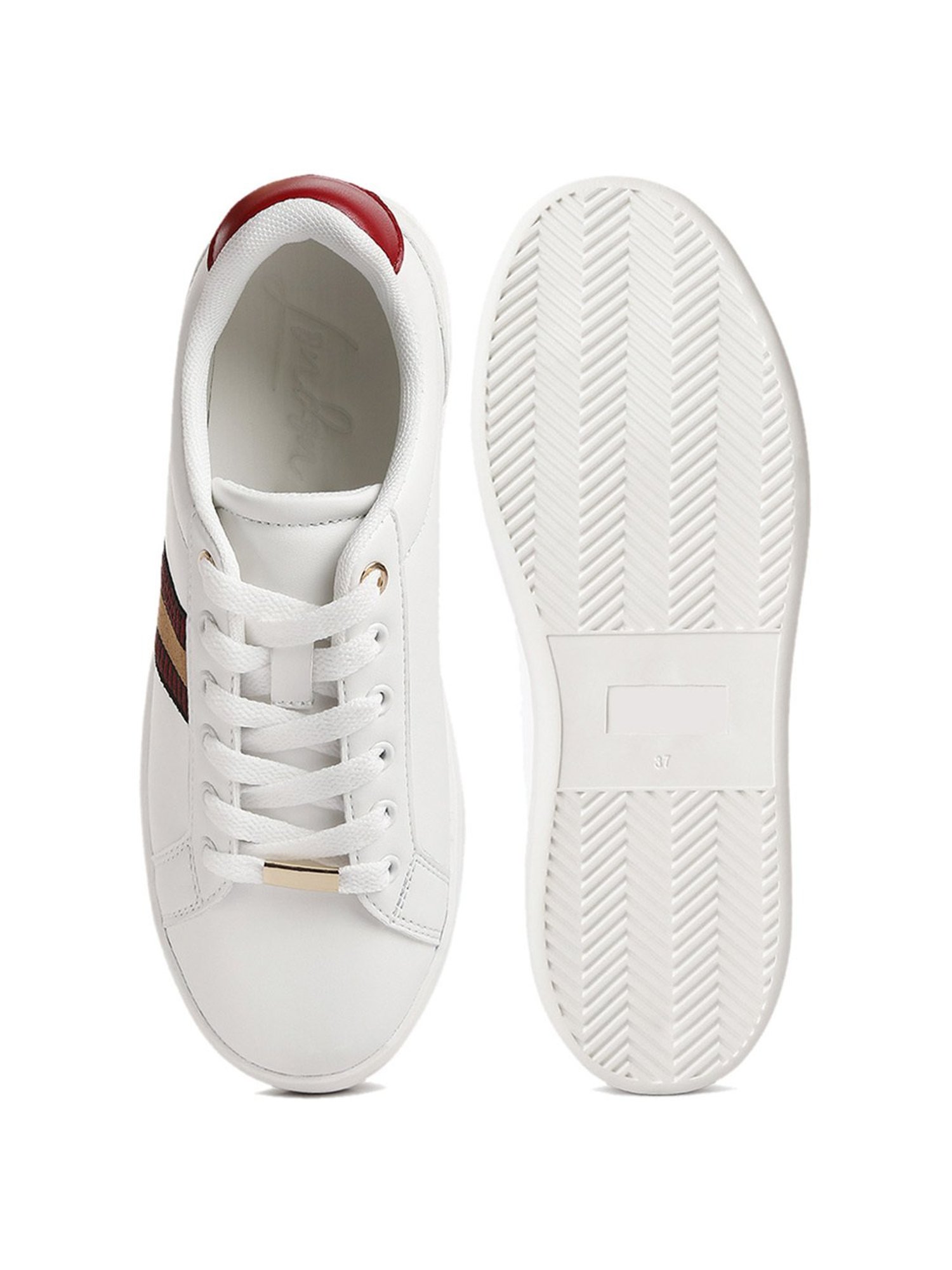 London Rag Women's White Casual Sneakers
