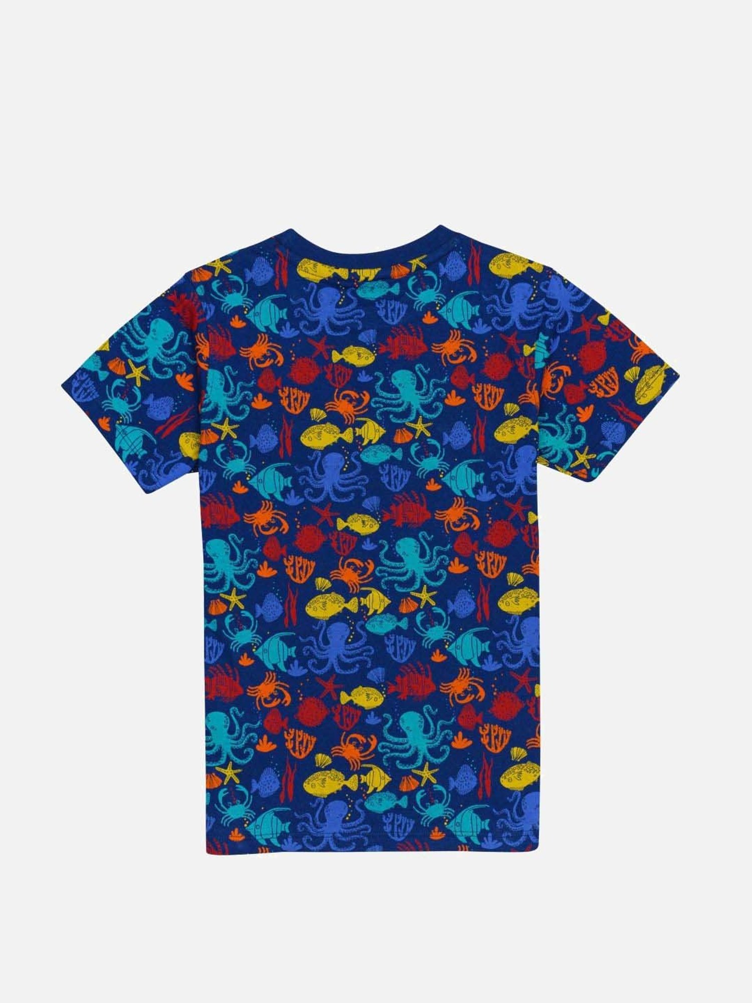 H by Hamleys Kids Multicolor Cotton Printed T-Shirt