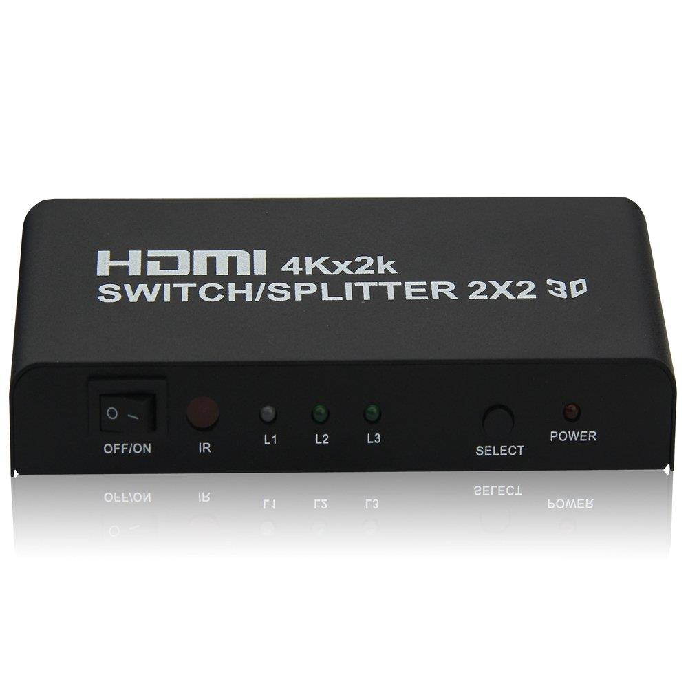 4Xem 2 Port Hdmi 4K Splitter