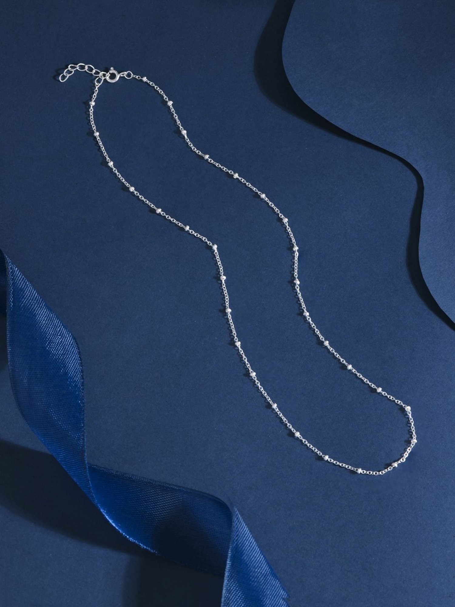 Accessorize London Women's 925 Sterling Silver Bobble Necklace