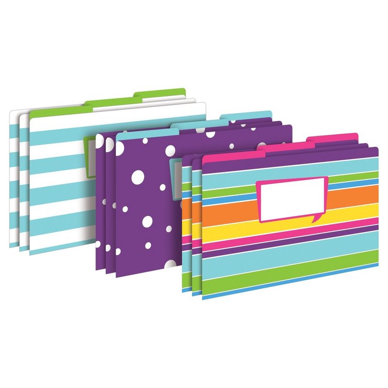 Barker Creek File Folders, 9.5" x 14.8", 9ct - Happy