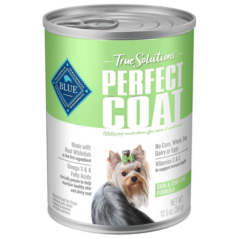 Blue Buffalo True Solutions Perfect Coat Wet Dog Food - 12.5oz