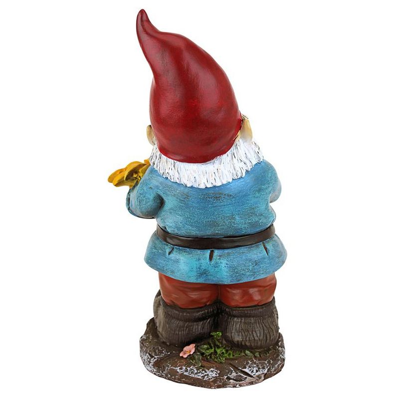 Design Toscano Sunflower Sammy Garden Gnome Statue - Multicolored