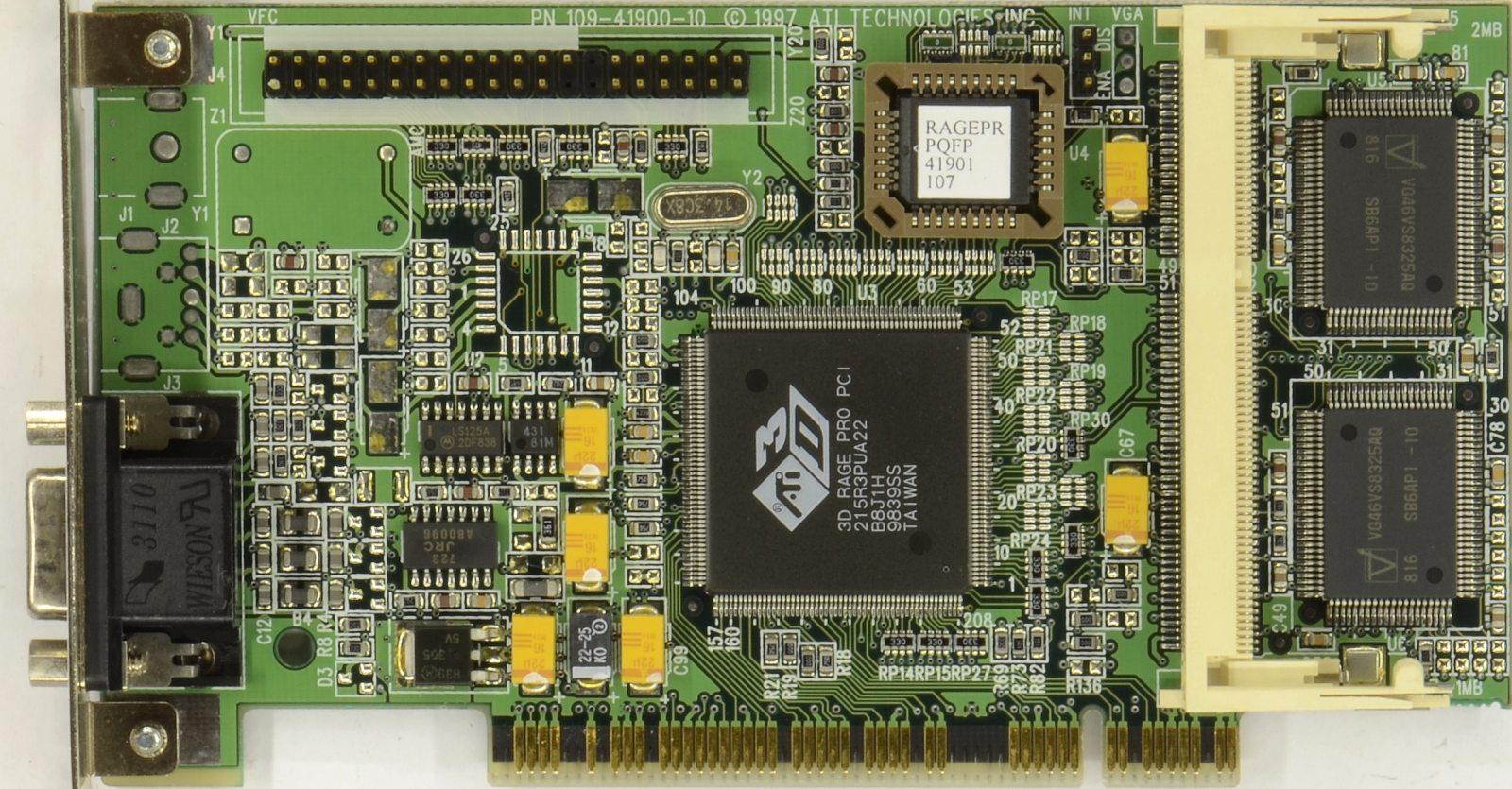 Video card PCI, P/N 1024190010514440, (b.1B)