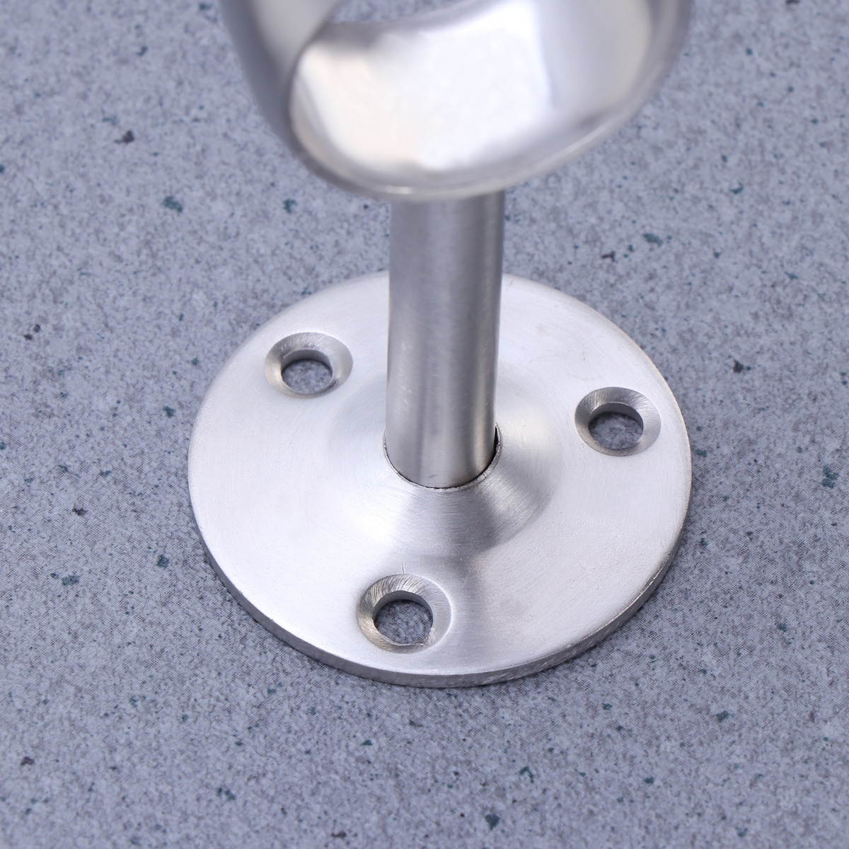 2pcs Universal Ceiling Mount Bracket Stainless Steel Brushed Bracket for Drapery Rod(2)