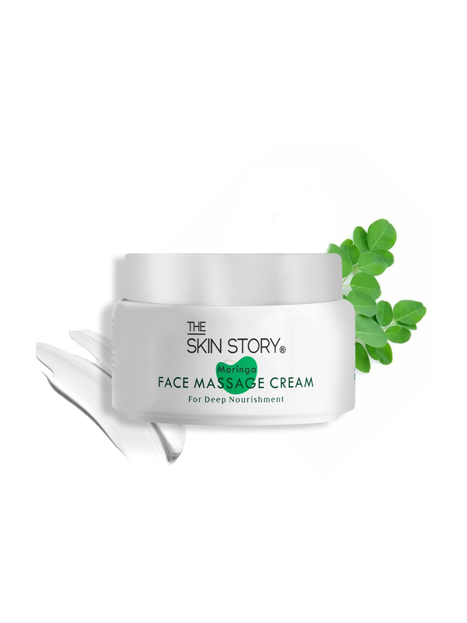 The Skin Story Moringa Face Massage Cream for Deep Nourishment - 50 gm