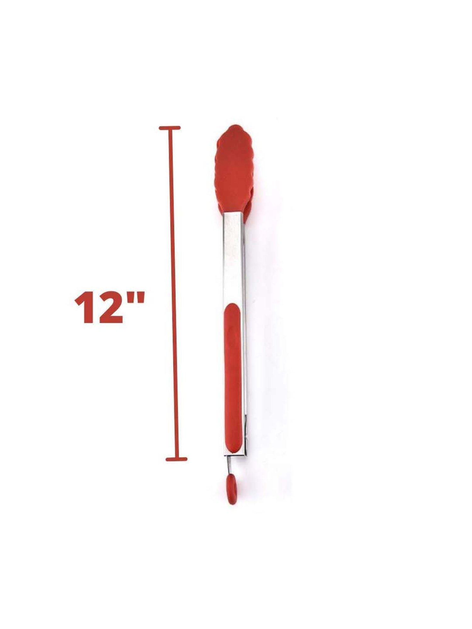 HAZEL Silver Stainless Steel Spatula with Beveled Edge