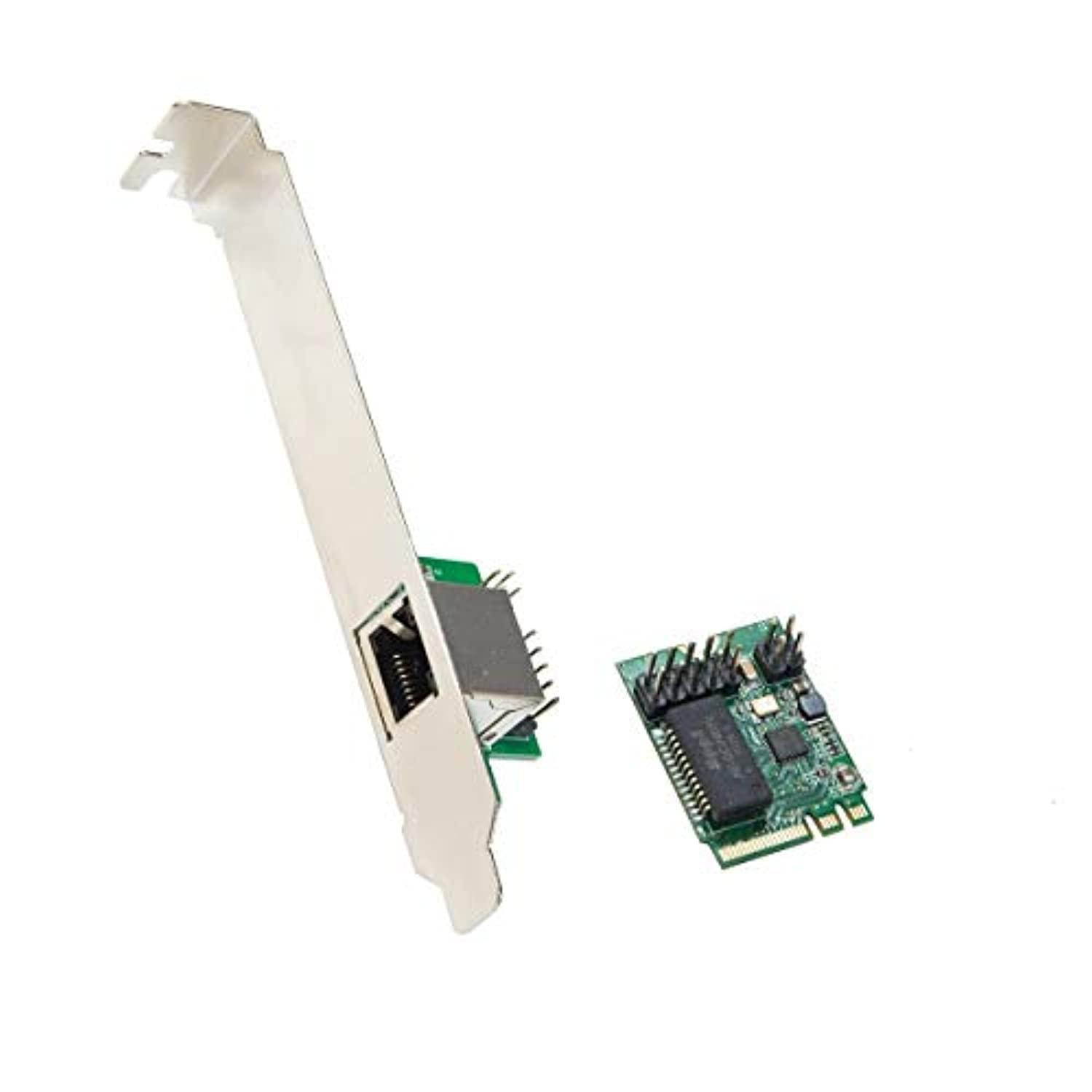 io crest m.2 gigabit ethernet module - gigalan 1000base-t m.2 a+e key nic modules