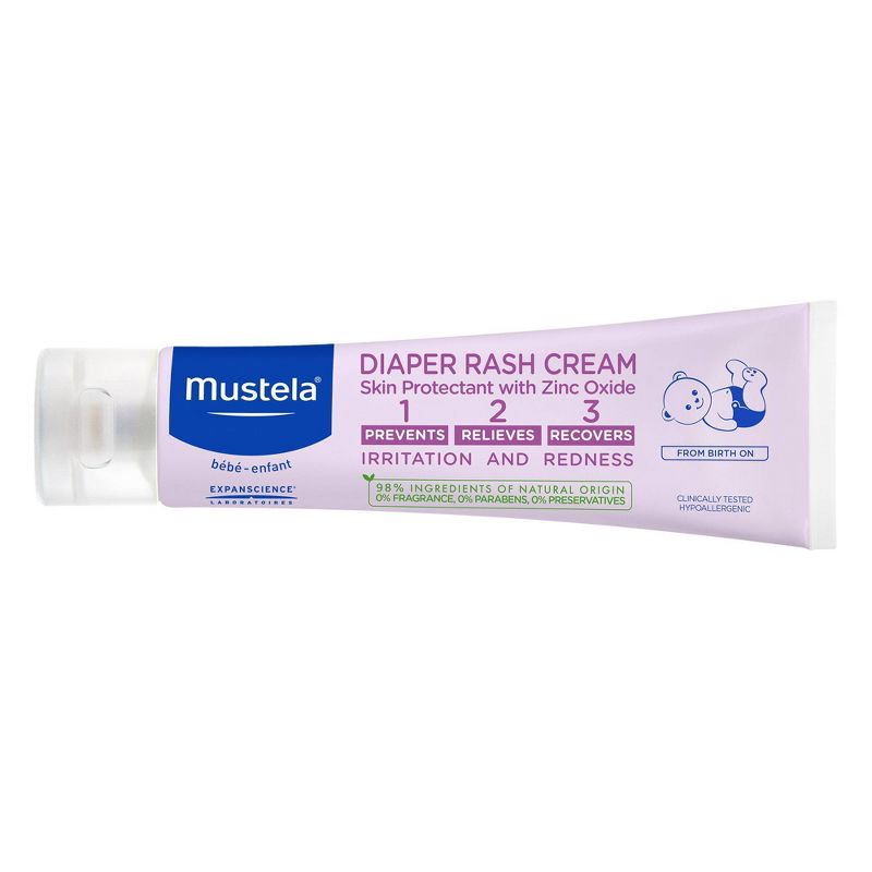 Mustela 2pk Fragrance Free Diaper Rash Cream - 7.6oz