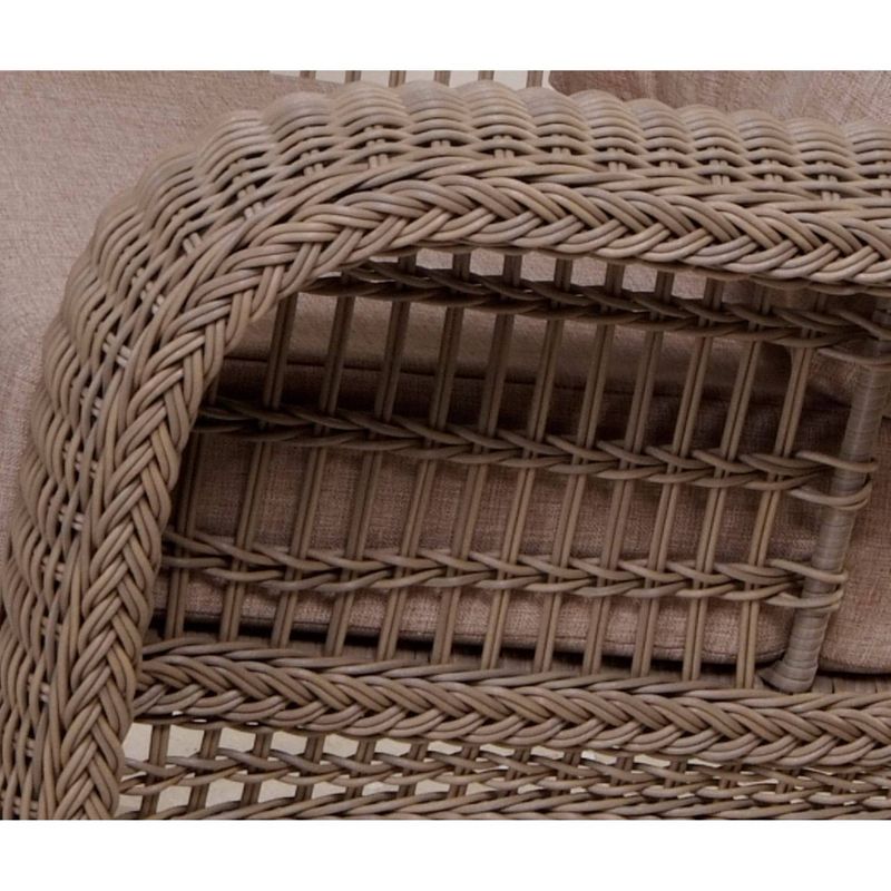 2pc Saturn Collection Patio Chairs - Cappuccino - W Unlimited