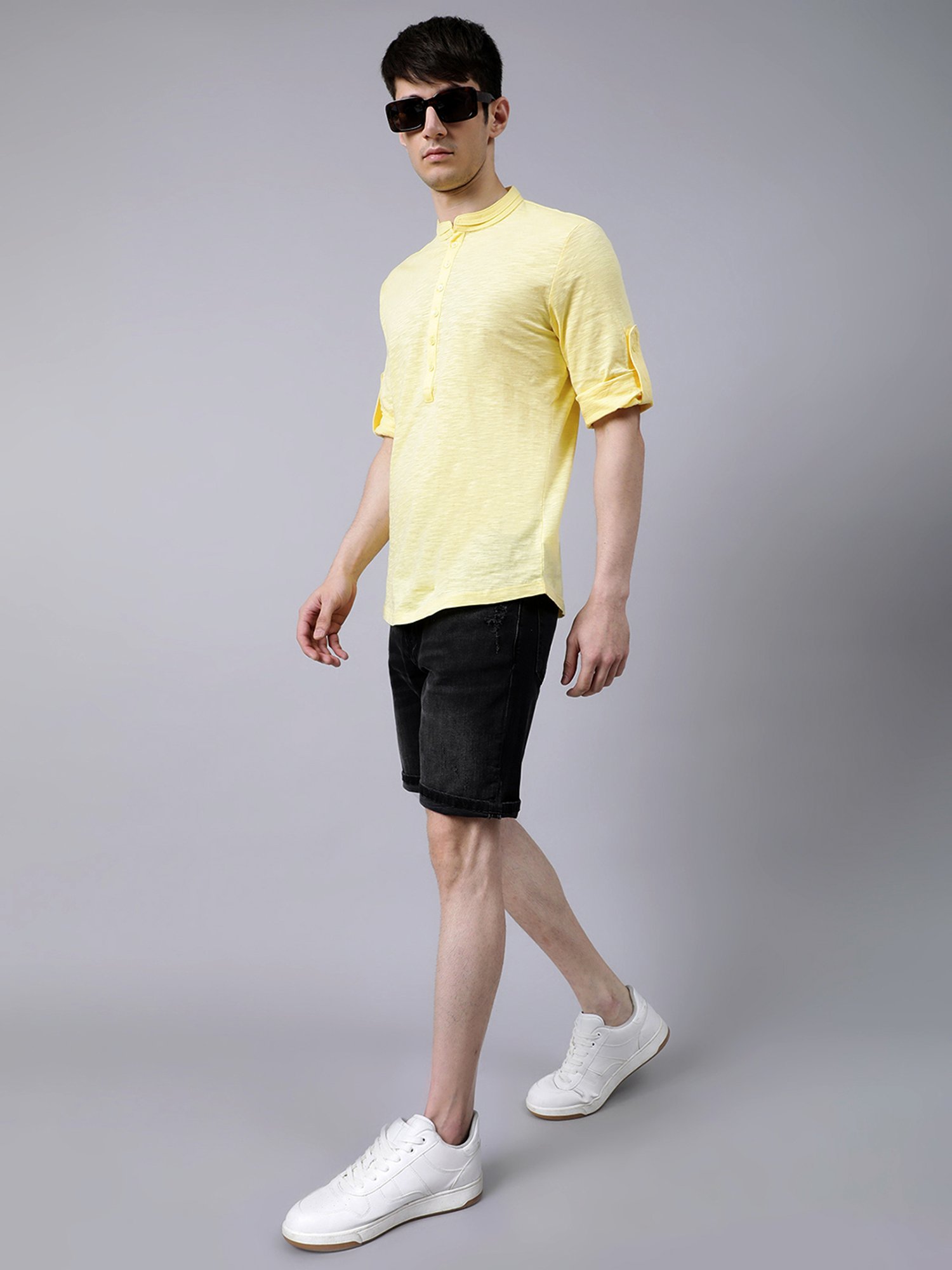 Antony Morato Yellow Regular Fit T-Shirt