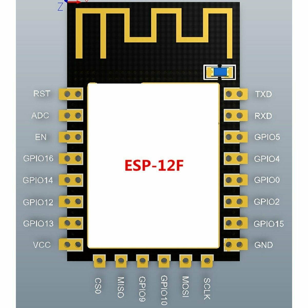 ESP8266 ESP-12F WIFI Microcontroller 802.11N Module Arduino NodeMCU MicroPython