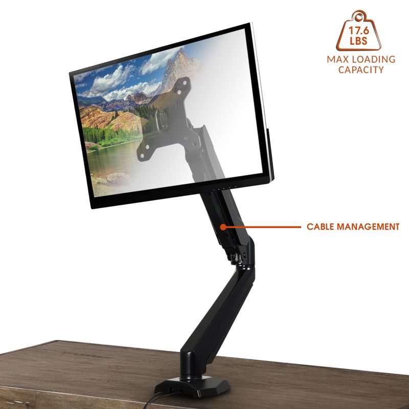 ProHT Standing Desk Height Adjustable Sit-Stand Computer Desk (05516A), Ergonomic Stand Up Desk Computer Workstation Riser for Laptop/Desktop/Monit...