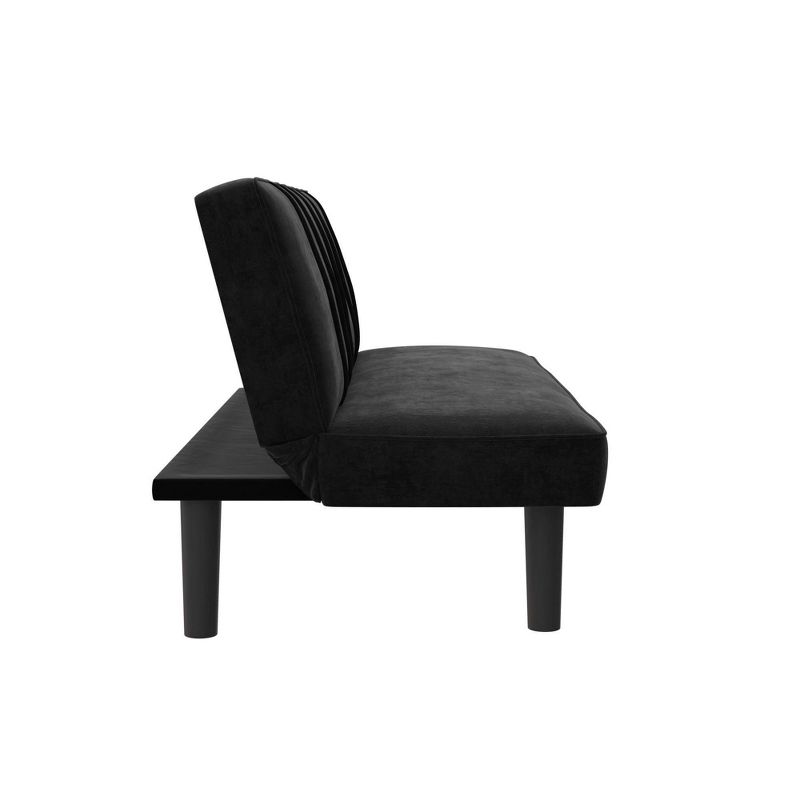 Ethan Futon Microfiber Black - Room & Joy