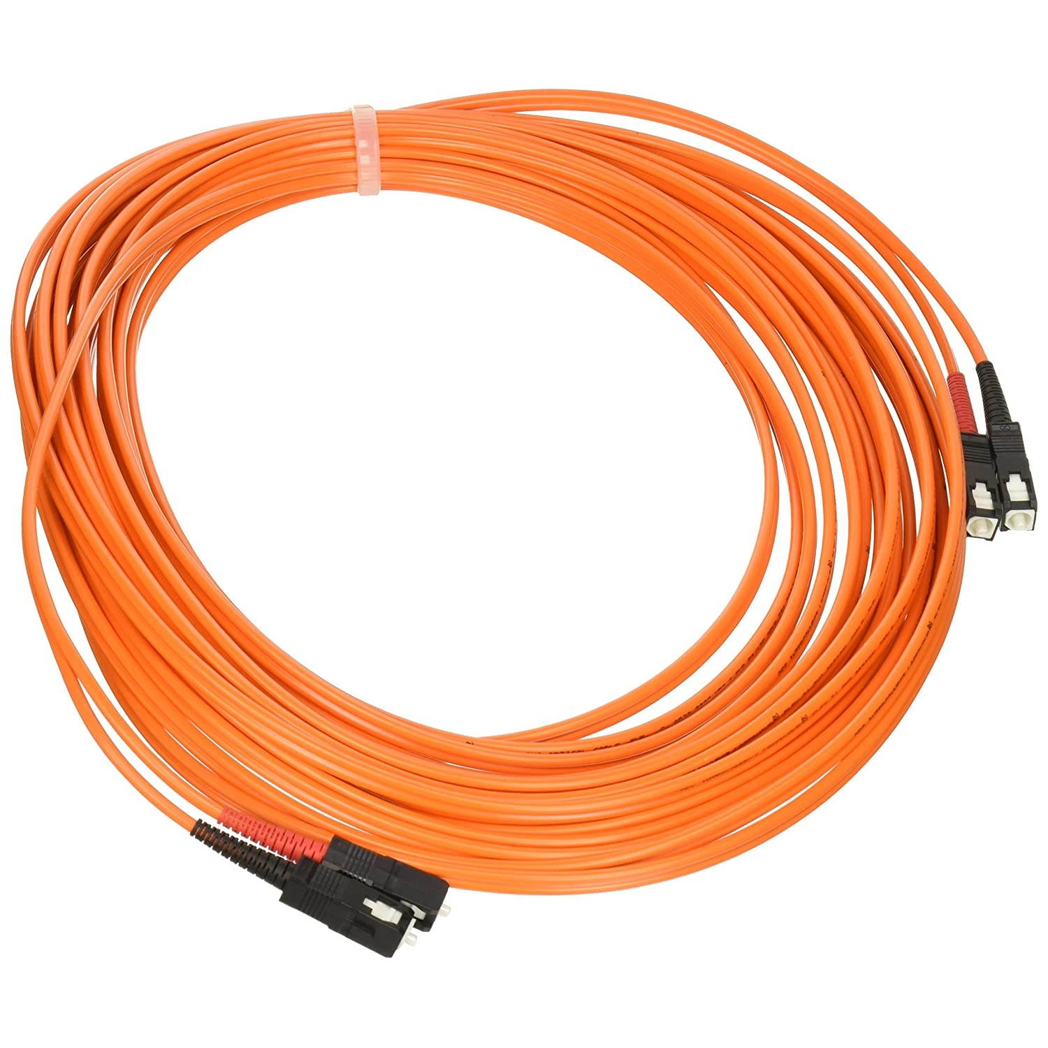 C2G/Cables to Go 14568 SC/SC Duplex 50/125 Multimode Fiber Patch Cable (9 Meters, Orange)